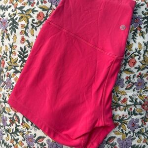 Lululemon Pink Biker Shorts High Waist